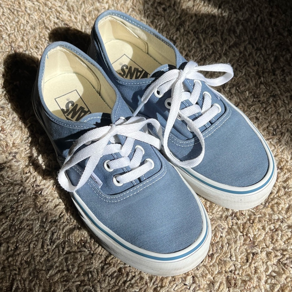 Light blue Vans